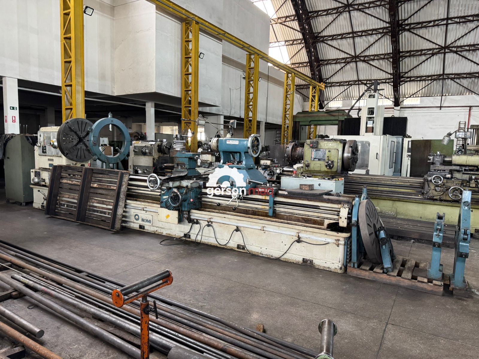 TORNO MECANICO ROMI MKD II - 1200 x 5000 mm